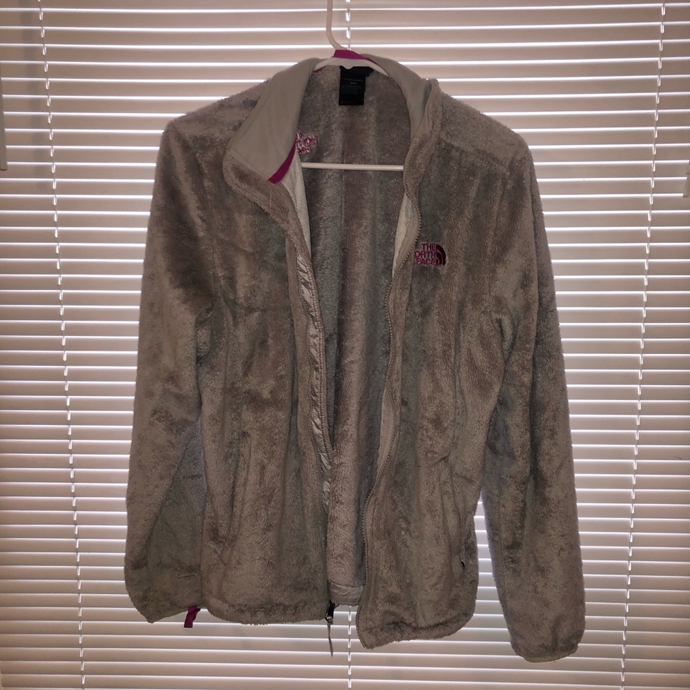 NorthFace fuzzy Zip Jacket
